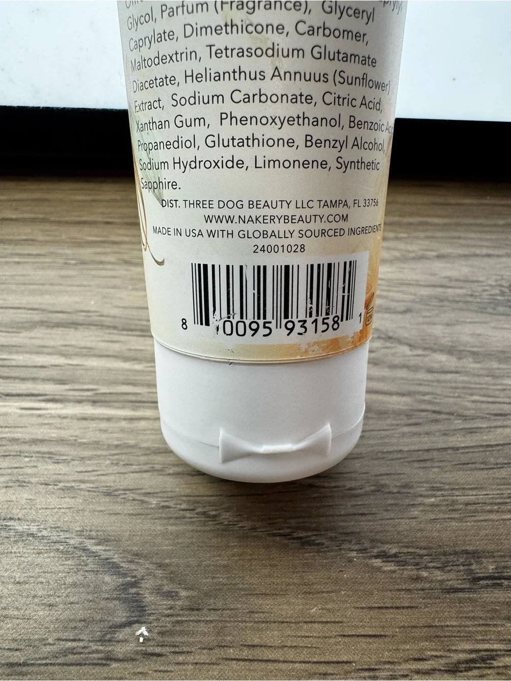 Nakery Beauty SkinToning Body Butter - White & Peach